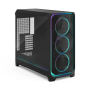 Fractal Design Meshify 3 XL , Ambience Pro RGB Black TG Light Tint , ATX , Power supply included No