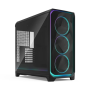 Fractal Design Meshify 3 XL , Ambience Pro RGB Black TG Light Tint , ATX , Power supply included No