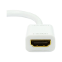 Logilink , Adapter Mini DisplayPort to HDMI with Audio: , Grey , Mini DisplayPort , HDMI A , 0.1 m