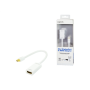 Logilink , Adapter Mini DisplayPort to HDMI with Audio: , Grey , Mini DisplayPort , HDMI A , 0.1 m
