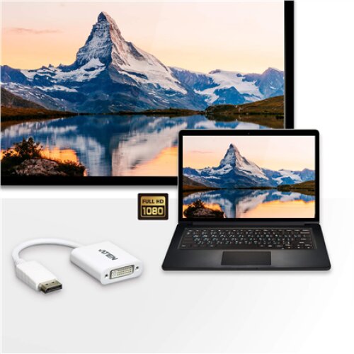 Aten VC965 DisplayPort to DVI Adapter , Aten , DisplayPort to DVI Adapter , VC965 , DP to DVI