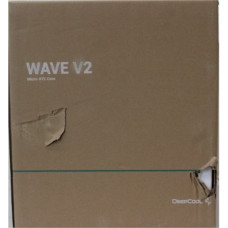 SALE OUT. Deepcool Wave V2 Micro ATX PC case , Deepcool , Wave V2 , Black , Micro ATX , DAMAGED PACKAGING , Power supply included No