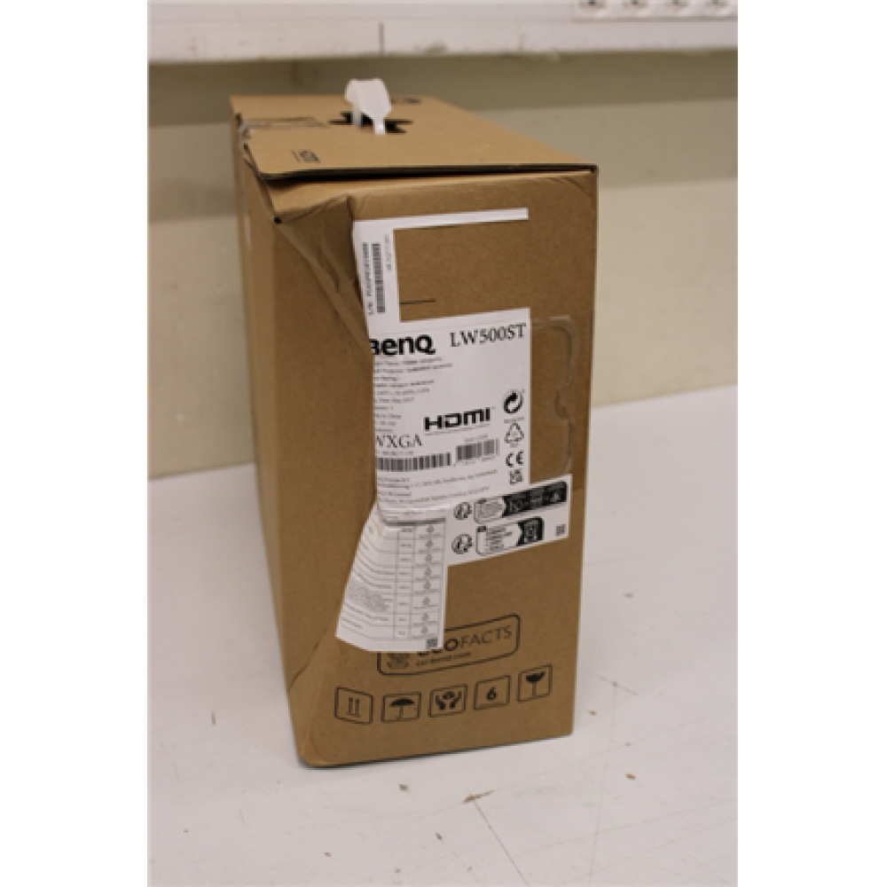 SALE OUT. BenQ LW500ST Projector, WXGA,1280x800, 16:10, 2000Lm, 20000:1, White , Benq , LW500ST , WXGA (1280x800) , 2000 ANSI lumens , White , DAMAGED PACKAGING