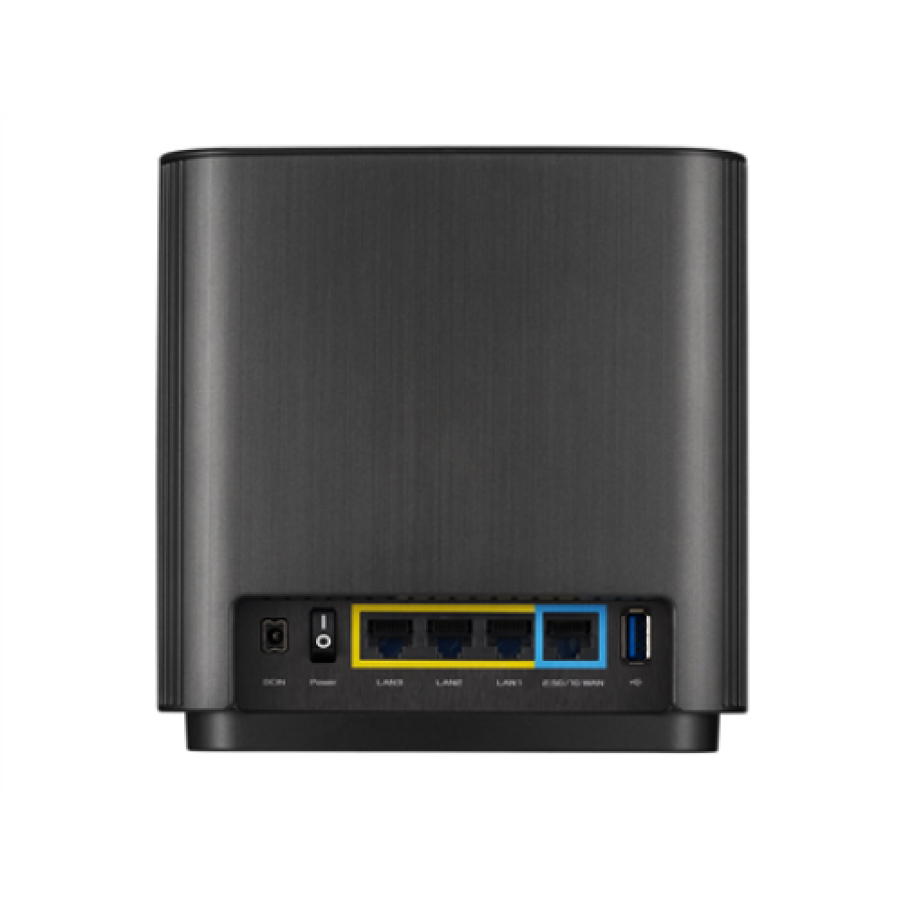 ZenWiFi XT8 (B-2-PK), EU_UK plug , 802.11ax , 10/100/1000 Mbit/s , Ethernet LAN (RJ-45) ports 3 , Mesh Support Yes , MU-MiMO Yes , 3G/4G data sharing , Antenna type Internal , 1