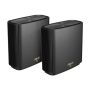 ZenWiFi XT8 (B-2-PK), EU_UK plug , 802.11ax , 10/100/1000 Mbit/s , Ethernet LAN (RJ-45) ports 3 , Mesh Support Yes , MU-MiMO Yes , 3G/4G data sharing , Antenna type Internal , 1