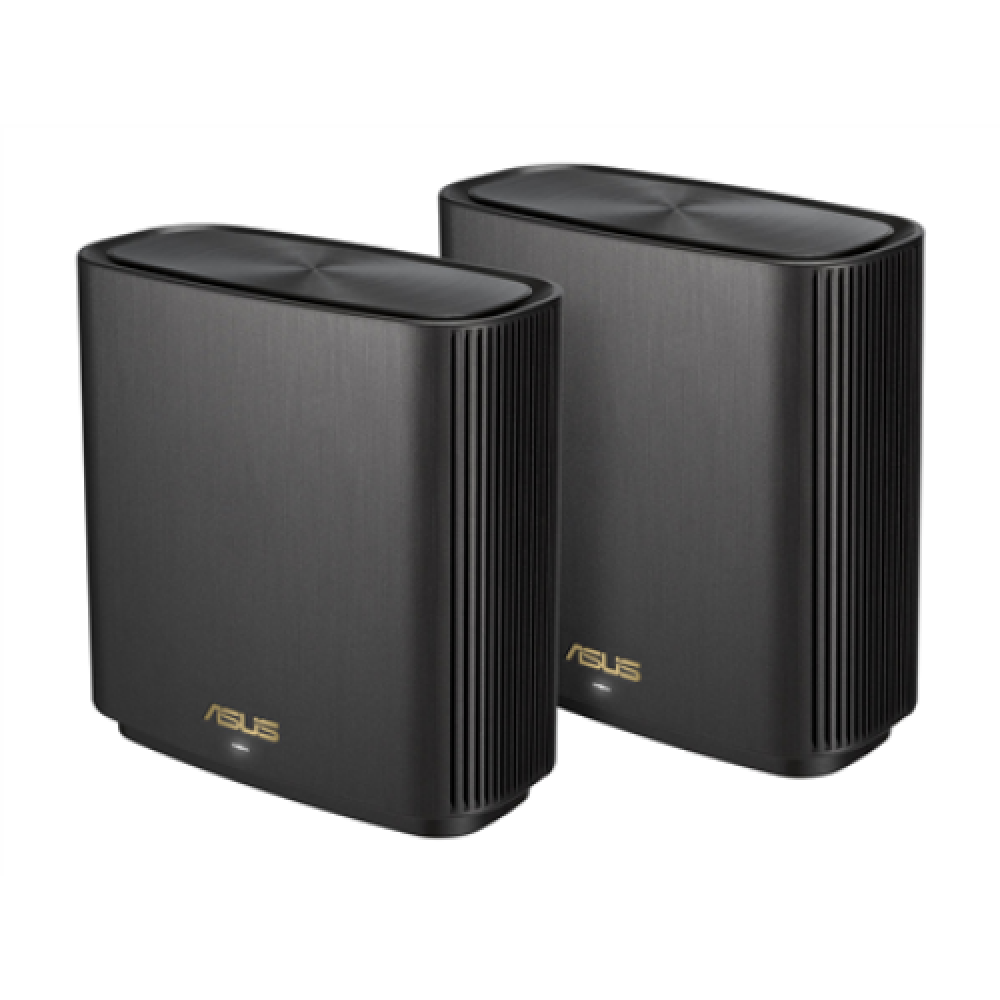 ZenWiFi XT8 (B-2-PK), EU_UK plug , 802.11ax , 10/100/1000 Mbit/s , Ethernet LAN (RJ-45) ports 3 , Mesh Support Yes , MU-MiMO Yes , 3G/4G data sharing , Antenna type Internal , 1