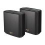 ZenWiFi XT8 (B-2-PK), EU_UK plug , 802.11ax , 10/100/1000 Mbit/s , Ethernet LAN (RJ-45) ports 3 , Mesh Support Yes , MU-MiMO Yes , 3G/4G data sharing , Antenna type Internal , 1
