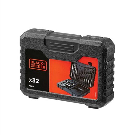BLACK & DECKER , 32 Piece Drilling and Screwdriving Set , A7216-XJ