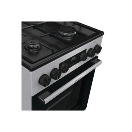 Gorenje GK5C42SJ , Cooker , Hob type Gas , Oven type Electric , Grey , Width 50 cm , Depth 59.4 cm , Grilling , Energy efficiency class A , 62 L