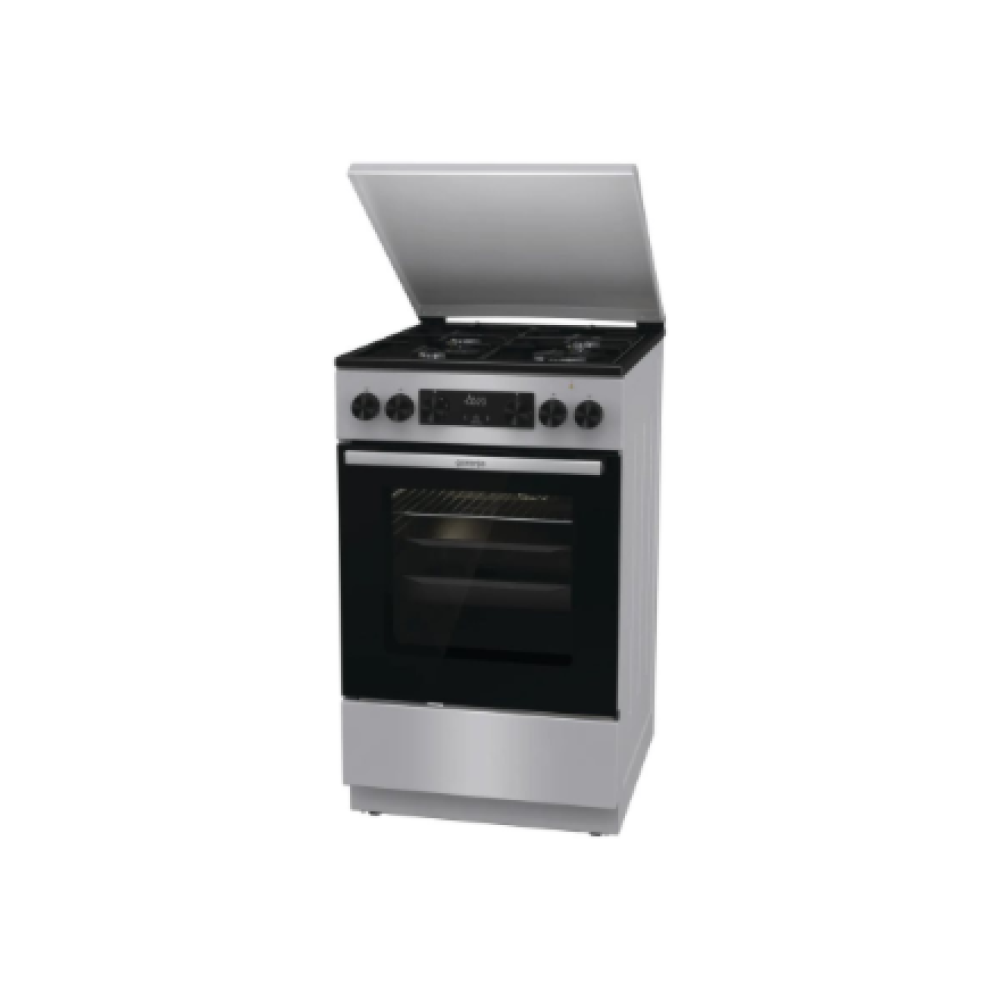 Gorenje GK5C42SJ , Cooker , Hob type Gas , Oven type Electric , Grey , Width 50 cm , Grilling , Depth 59.4 cm , 62 L