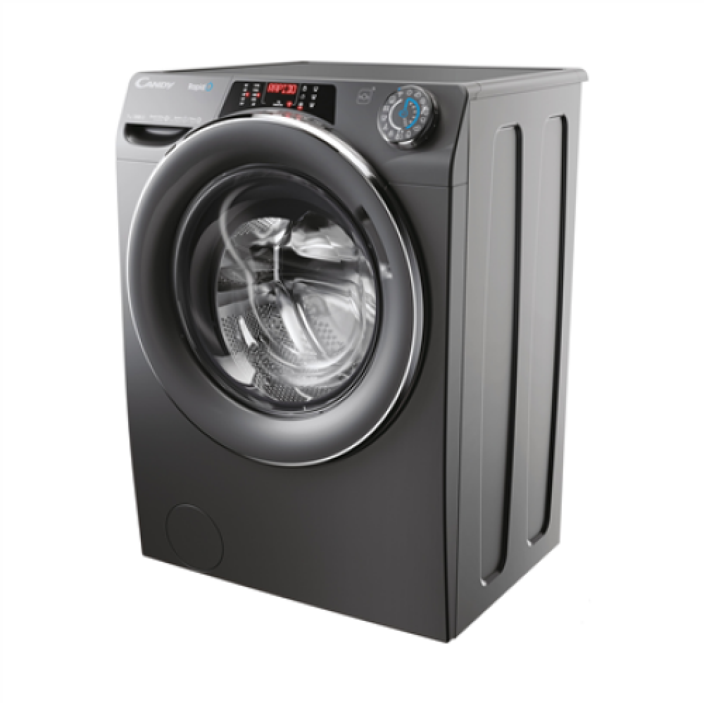 Candy , Washing Machine , RO41276DWMCRT-S , Energy efficiency class A , Front loading , Washing capacity 7 kg , 1200 RPM , Depth 45 cm , Width 60 cm , Display , TFT , Steam function , Wi-Fi , Anthracite