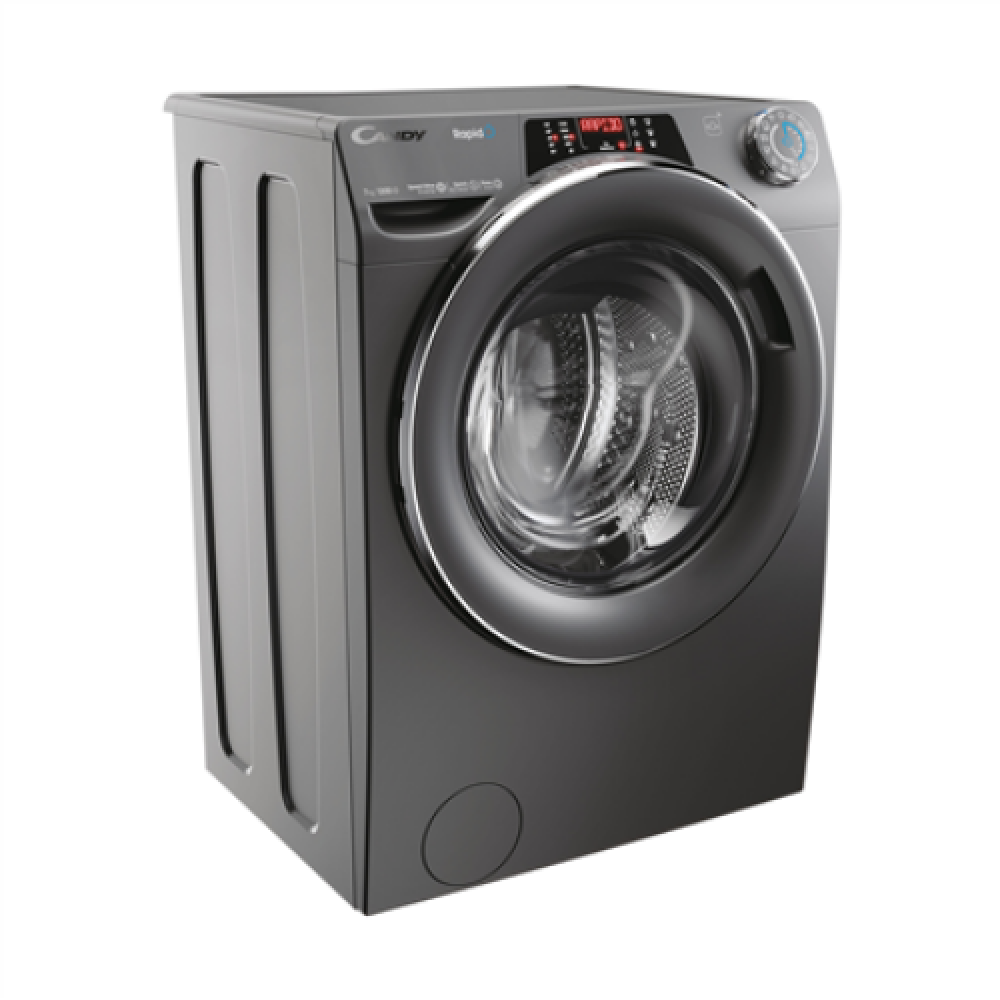 Candy , Washing Machine , RO41276DWMCRT-S , Energy efficiency class A , Front loading , Washing capacity 7 kg , 1200 RPM , Depth 45 cm , Width 60 cm , Display , TFT , Steam function , Wi-Fi , Anthracite