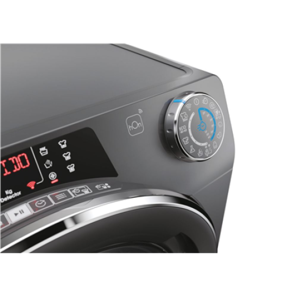 Candy , Washing Machine , RO41276DWMCRT-S , Energy efficiency class A , Front loading , Washing capacity 7 kg , 1200 RPM , Depth 45 cm , Width 60 cm , Display , TFT , Steam function , Wi-Fi , Anthracite