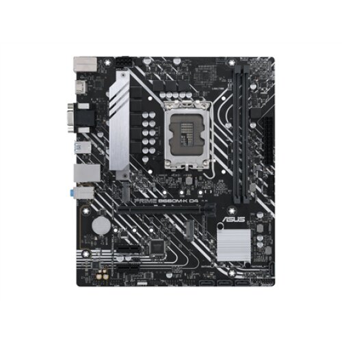 Asus , PRIME B660M-K D4 , Processor family Intel , Processor socket LGA1700 , DDR4 DIMM , Supported hard disk drive interfaces SATA, M.2 , Number of SATA connectors 4