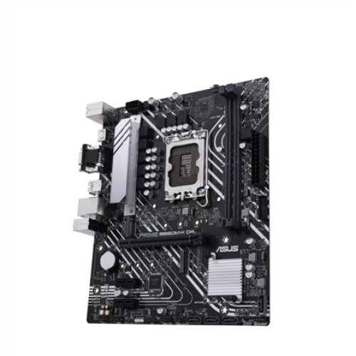 Asus , PRIME B660M-K D4 , Processor family Intel , Processor socket LGA1700 , DDR4 DIMM , Supported hard disk drive interfaces SATA, M.2 , Number of SATA connectors 4