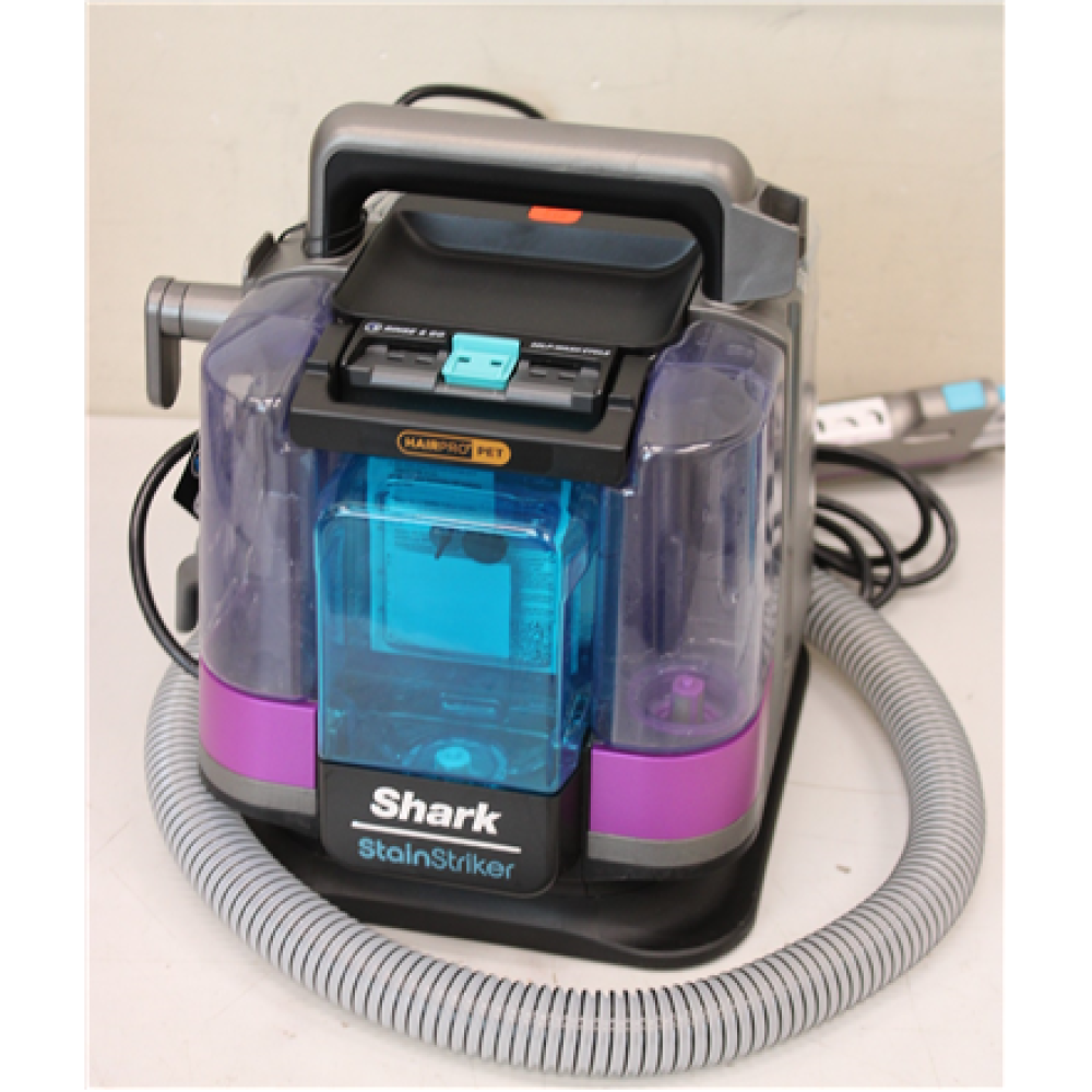 SALE OUT. Shark StainStriker HairPro Deep cleaner PX250EUT , Shark USED, DIRTY, MISSING 1 UNIT LIQVID BOTTLE