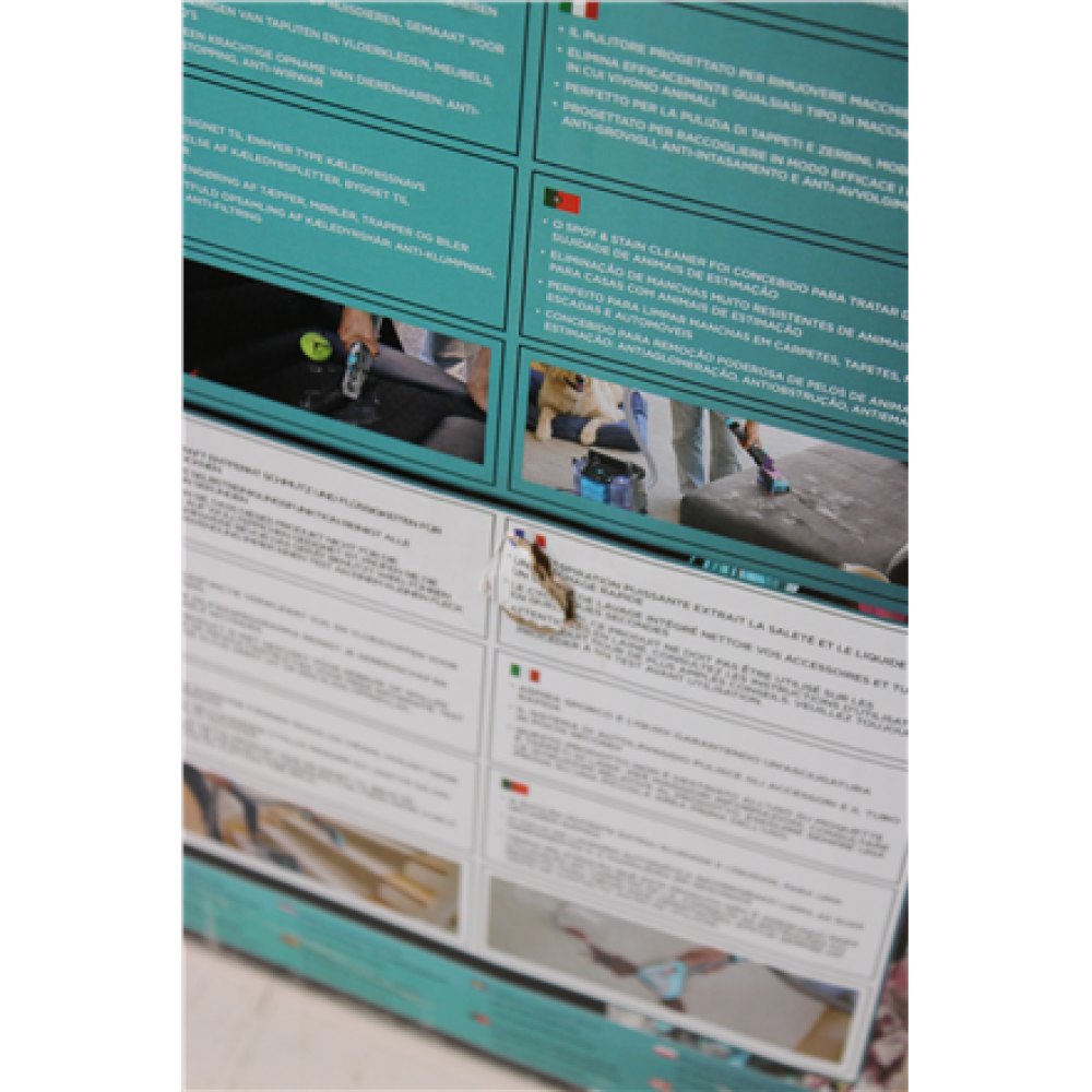 SALE OUT. Shark StainStriker HairPro Deep cleaner PX250EUT , Shark USED, DIRTY, MISSING 1 UNIT LIQVID BOTTLE