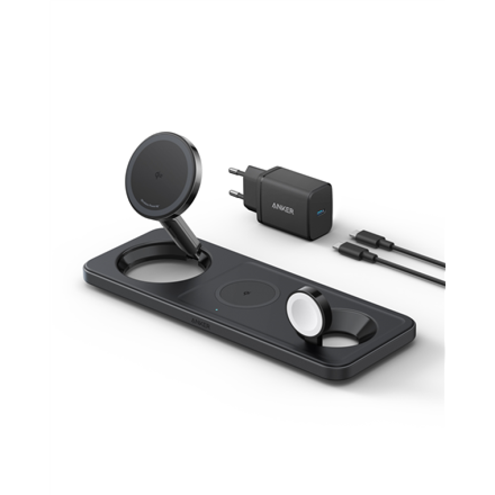 Anker MagGo Magnetic Wireless Charger (Qi 2.0, 15W) , B25M1311