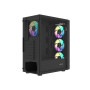 Fury PC Case , SHOBO SH8F ARGB , Midi Tower , Black