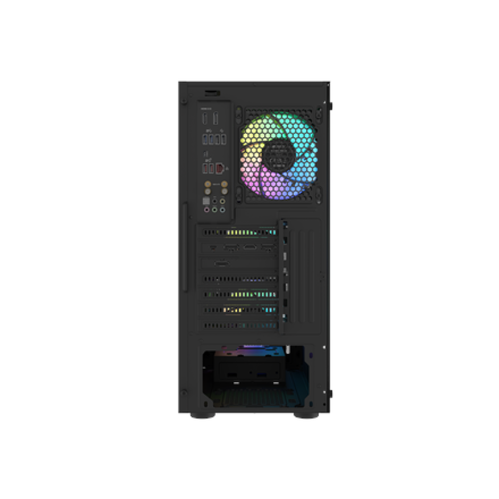 Fury PC Case , SHOBO SH8F ARGB , Black , Midi Tower