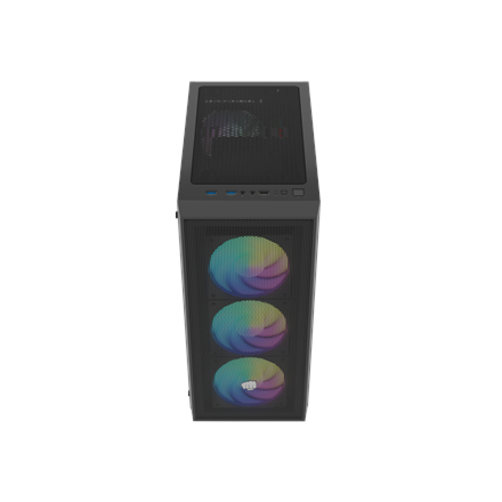 Fury PC Case , SHOBO SH8F ARGB , Black , Midi Tower