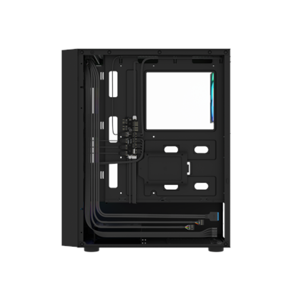Fury PC Case , SHOBO SH8F ARGB , Black , Midi Tower