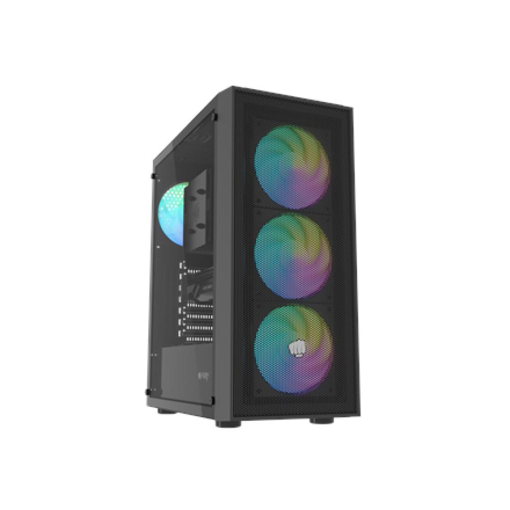 Fury PC Case , SHOBO SH8F ARGB , Black , Midi Tower