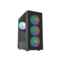 Fury PC Case , SHOBO SH8F ARGB , Black , Midi Tower