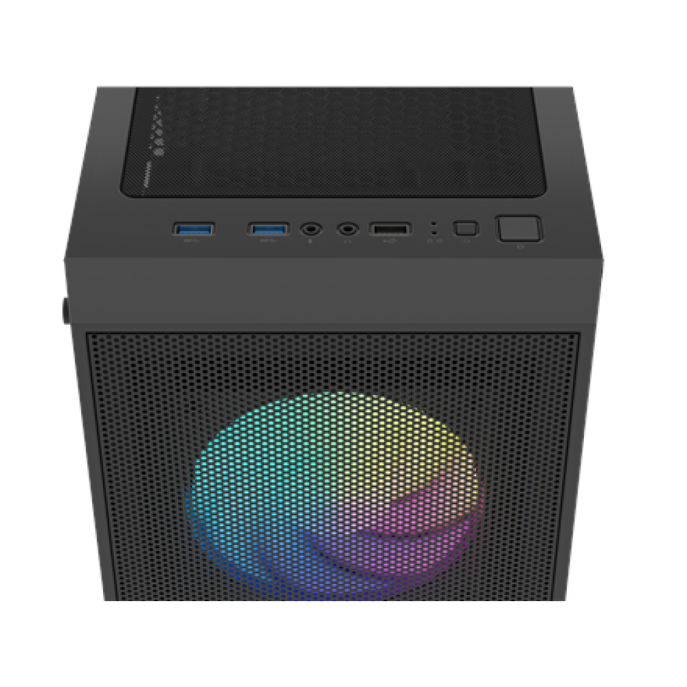 Fury PC Case , SHOBO SH8F ARGB , Black , Midi Tower