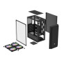 Fury PC Case , SHOBO SH8F ARGB , Midi Tower , Black