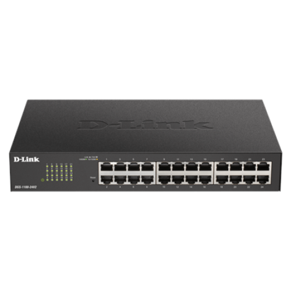 D-Link , Smart Switch , DGS-1100-24V2 , Managed , Desktop , Gigabit Ethernet (copper) ports quantity 24 , Power supply type 100 to 240 V AC, 50 to 60 Hz Internal
