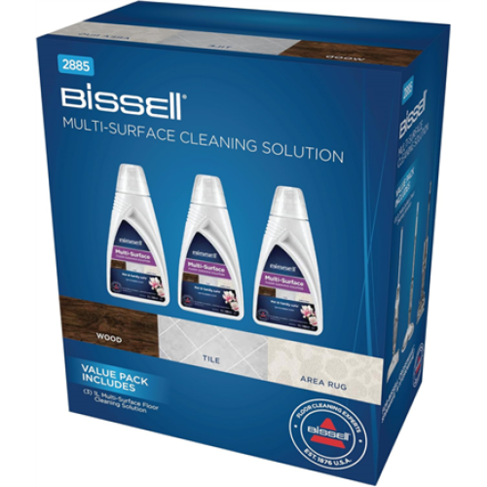 Bissell , MultiSurface Detergent Trio Pack , 1000 ml