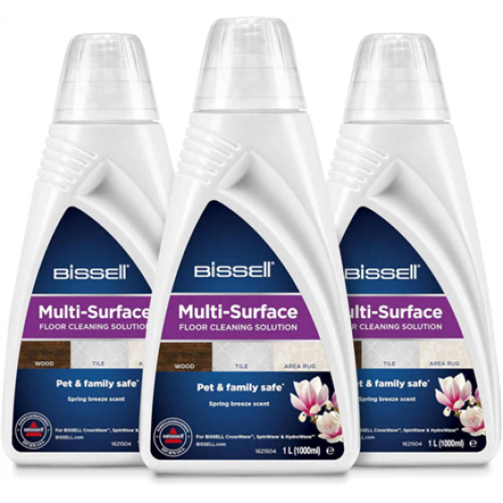 Bissell , MultiSurface Detergent Trio Pack , 1000 ml