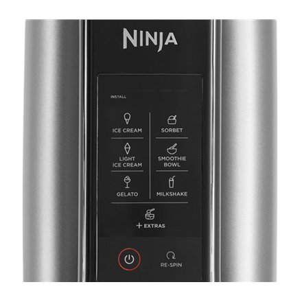 NINJA Ice Cream Maker , NC302EU CREAMi 7-in-1 , Power 800 W , Capacity 0.493 L , Black/Silver