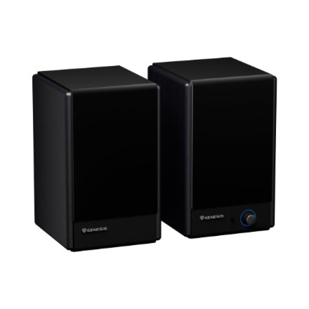 Genesis 2.0 Speakers , Arsen 402BT , 60 W , Bluetooth , Wireless connection , Black