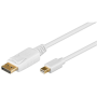 Goobay 52859 Mini DisplayPort adapter cable 1.2, gold-plated, 2m , Goobay , DP to mini-DP