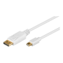 Goobay 52859 Mini DisplayPort adapter cable 1.2, gold-plated, 2m , Goobay , DP to mini-DP