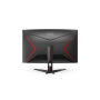 AOC , Curved Gaming Monitor , CQ32G2SE , 31.5 , VA , QHD , 16:9 , 165 Hz , 1 ms , 2560 x 1440 , 250 cd/m² , HDMI ports quantity 2 , Black/Red , Warranty 36 month(s)