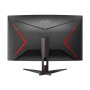AOC , Curved Gaming Monitor , CQ32G2SE , 31.5 , VA , QHD , 16:9 , 165 Hz , 1 ms , 2560 x 1440 , 250 cd/m² , HDMI ports quantity 2 , Black/Red , Warranty 36 month(s)