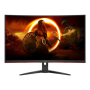 AOC , Curved Gaming Monitor , CQ32G2SE , 31.5 , VA , QHD , 16:9 , 165 Hz , 1 ms , 2560 x 1440 , 250 cd/m² , HDMI ports quantity 2 , Black/Red , Warranty 36 month(s)
