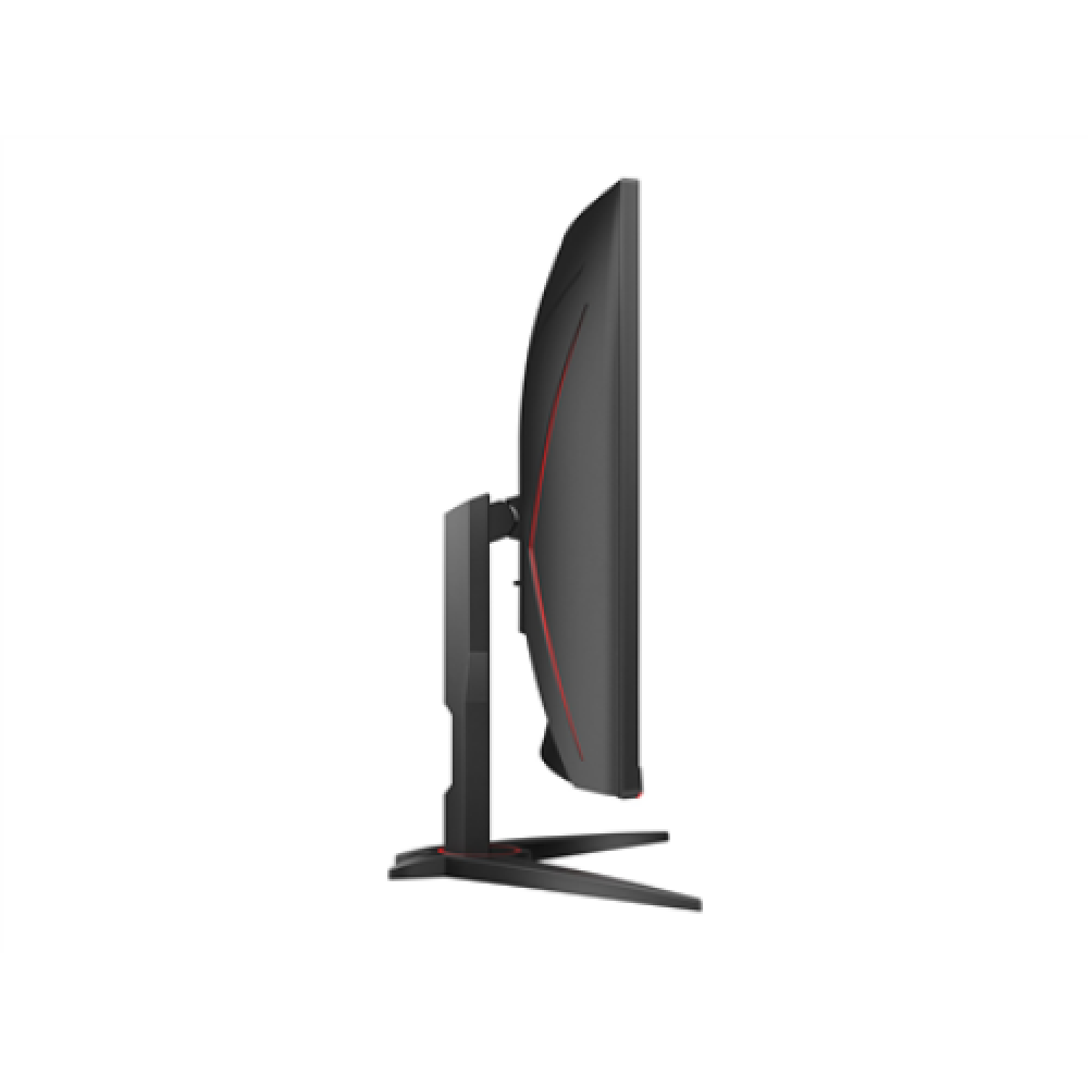 AOC , Curved Gaming Monitor , CQ32G2SE , 31.5 , VA , QHD , 16:9 , 165 Hz , 1 ms , 2560 x 1440 , 250 cd/m² , HDMI ports quantity 2 , Black/Red , Warranty 36 month(s)