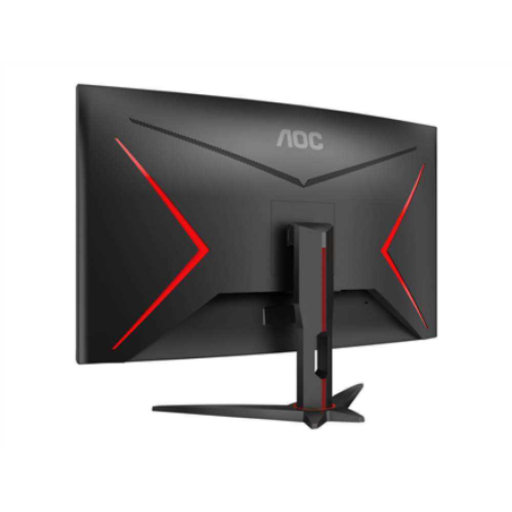 AOC , Curved Gaming Monitor , CQ32G2SE , 31.5 , VA , QHD , 16:9 , 165 Hz , 1 ms , 2560 x 1440 , 250 cd/m² , HDMI ports quantity 2 , Black/Red , Warranty 36 month(s)