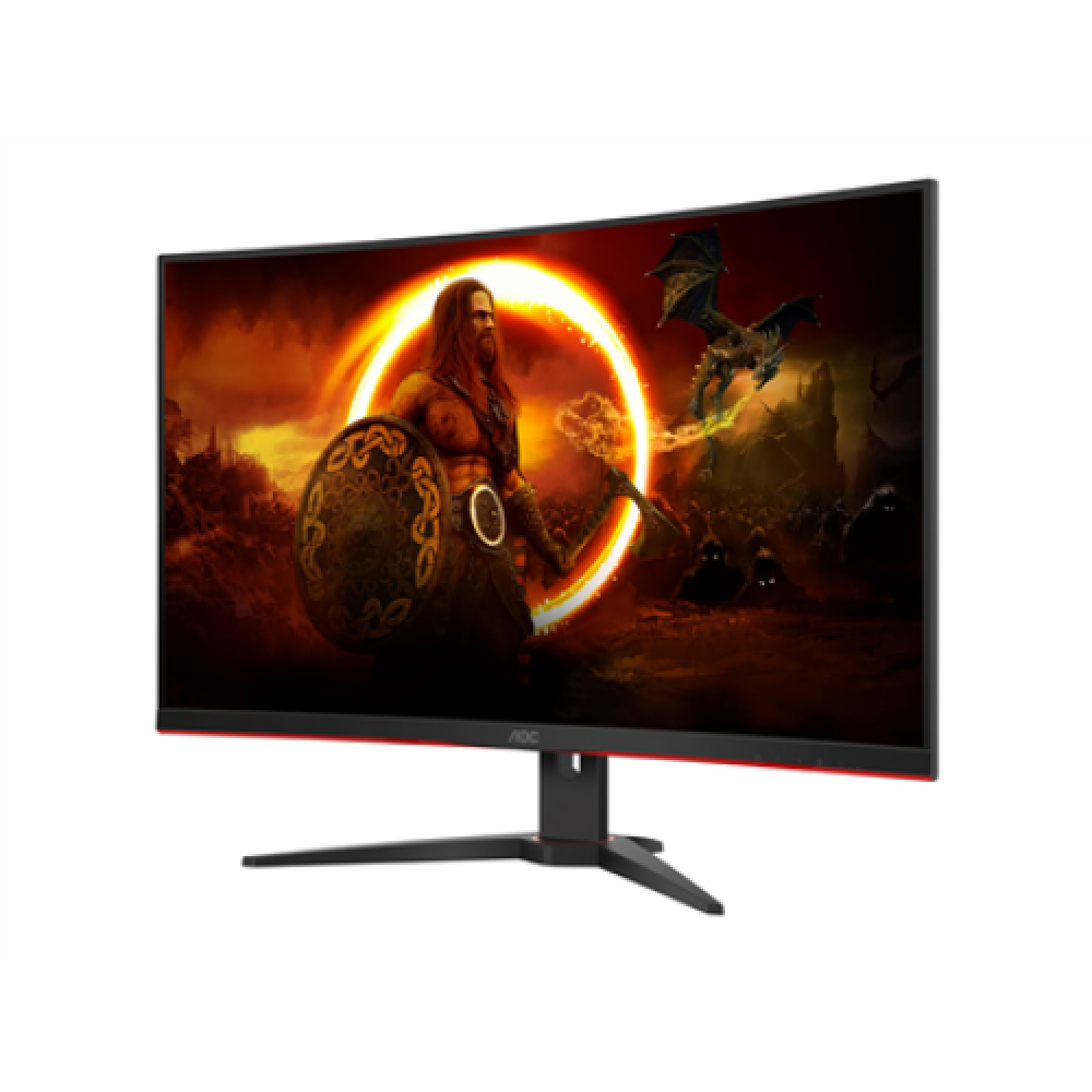 AOC , Curved Gaming Monitor , CQ32G2SE , 31.5 , VA , QHD , 16:9 , 165 Hz , 1 ms , 2560 x 1440 , 250 cd/m² , HDMI ports quantity 2 , Black/Red , Warranty 36 month(s)