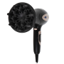 Mesko Hair Dryer , MS 2287 , 2200 W , Number of temperature settings 3 , Diffuser nozzle , Black/Champagne