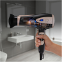Mesko Hair Dryer , MS 2287 , 2200 W , Number of temperature settings 3 , Diffuser nozzle , Black/Champagne