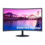 Samsung , Curved Monitor , LS27C390EAUXEN , 27 , VA , FHD , 16:9 , 75 Hz , 4 ms , 1920 x 1080 , 250 cd/m² , HDMI ports quantity 2 , Black , Warranty 36 month(s)