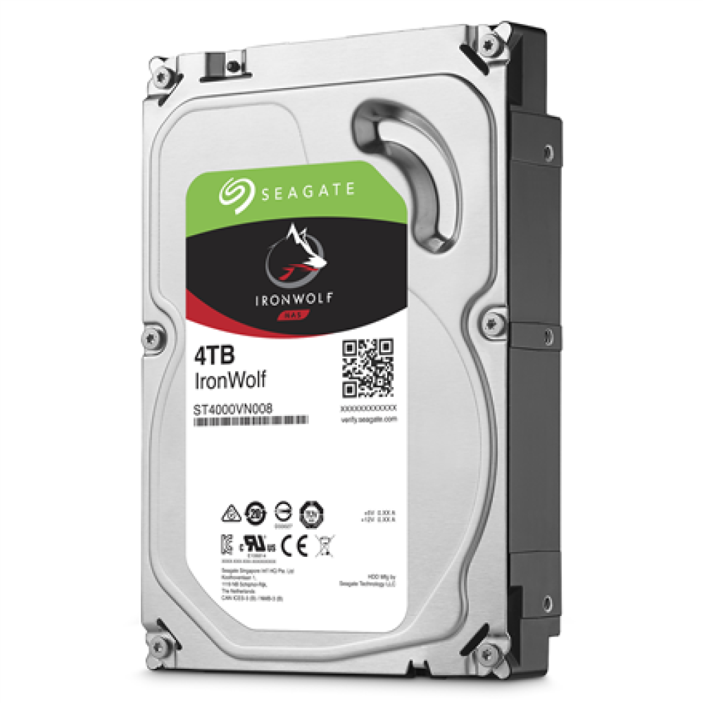 Seagate NAS HDD IronWolf 4TB ST4000VN008 5900 RPM 4000 GB HDD 64 MB