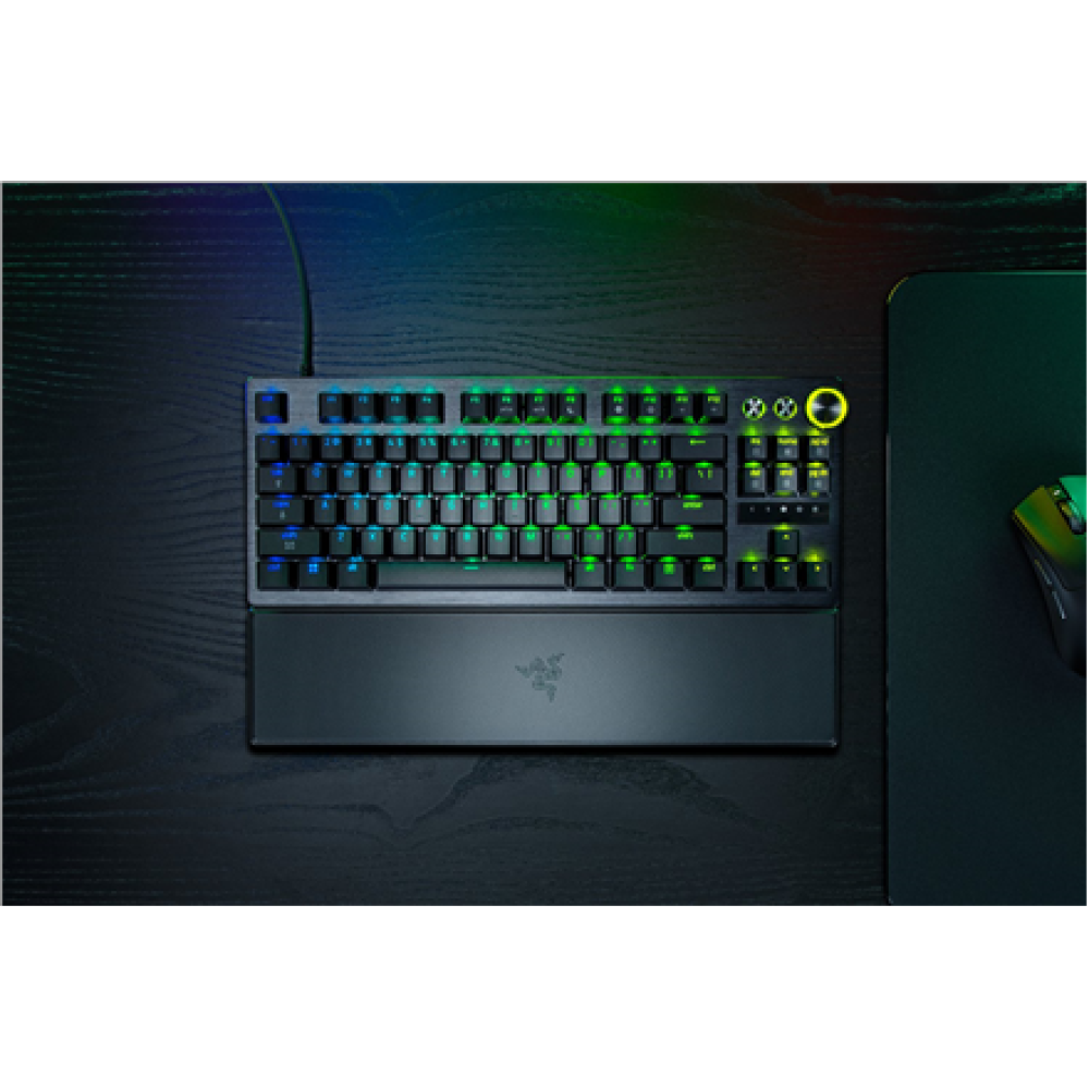 Razer Huntsman V3 Pro Tenkeyless 8KHz , Gaming keyboard , Wired , US , Black , USB Type-C , Razer Analog Optical Switch Gen-2