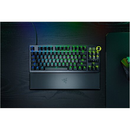 Razer Huntsman V3 Pro Tenkeyless 8KHz , Gaming keyboard , Wired , US , Razer Analog Optical Switch Gen-2 , Black