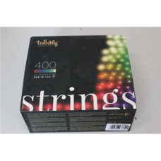 SALE OUT. Twinkly Strings Smart LED Lights 400 RGBW (Multicolor + White), 32m, Black wire,Twinkly REFURBISHED, NO MANUAL, DIRTY, 3 MONTHS WARRANTY
